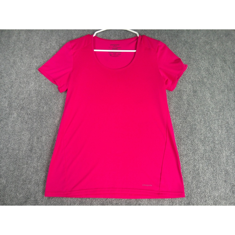 Patagonia Capilene 1 Silkweight T-Shirt Magenta Pink Women's Small Layer